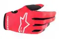 Guanti cross bambino Alpinestars YOUTH KIDS RADAR Rosso marte Bianco