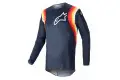 Maglia cross Alpinestars FLUID CORSA Blu Navy Scuro