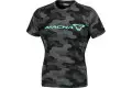 T-Shirt donna Macna Dazzle logo 2.0 Nero Grigio Verde menta