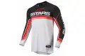 Maglia cross Alpinestars FLUID SPEED Nero Grigio Chiaro Rosso Acceso