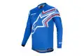 Maglia cross Alpinestars RACER BRAAP Blu Bianco