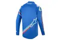 Maglia cross Alpinestars RACER BRAAP Blu Bianco