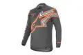 Maglia cross Alpinestars RACER BRAAP Grigio Arancio fluo