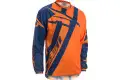 Maglia cross Axo Motion 4 Arancio Blu