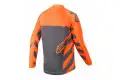 Maglia cross bambino Alpinestars YOUTH RACER BRAAP Antracite Arancio Fluo