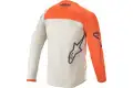 Maglia cross bambino Alpinestars YOUTH RACER BRAAP Arancio Bianco