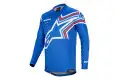 Maglia cross bambino Alpinestars YOUTH RACER BRAAP Blu Bianco