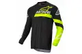 Maglia cross bambino Alpinestars YOUTH RACER CHASER Nero Giallo Fluo