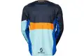 Maglia cross bambino Scott 350 Race Junior Blu Arancio