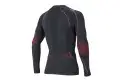 Maglia intima ACCAPI maniche lunghe ERGORIDER Nero Rosso