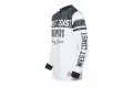 Maglia maniche lunghe West Coast Choppers OG Mesh Jersey Bianco Nero