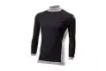 Maglia SIXS TS4 MERINOS WOOL in lana con WindShell Grigio Nero