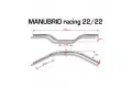 Manubrio racing universale Barracuda Rosso