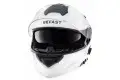 Casco modulare Befast Connect con interfono integrato Bianco Lucido