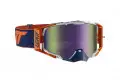 Occhiali cross Leatt Velocity 6.5 Iriz Arancio Blu scuro Lente specchiata Viola