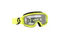 Occhiali cross Scott Primal clear Giallo Nero lente chiara