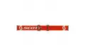 Occhiali cross Scott Primal Rosso Bianco lente arancio cromato
