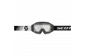 Occhiali cross Scott Split OTG premium Nero Bianco lente chiara