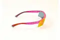 Occhiali Eyerise DS31-3 fucsia rosso lente specchio arancione