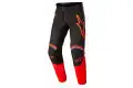 Pantaloni cross Alpinestars FLUID SPEED Nero Rosso Acceso