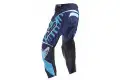 Pantaloni cross Axo Dyemax animalier Blu