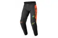 Pantaloni cross bambino Alpinestars RACER COMPASS Nero Giallo Fluo Corallo