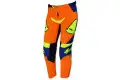 Pantaloni cross bambino Ufo Revolt arancio blu giallo fluo