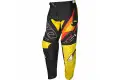 Pantaloni cross UFO Joints Nero Giallo