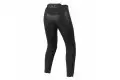 Pantaloni moto donna pelle Rev'it Maci Ladies Nero Accorciato