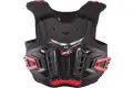 Pettorina protettiva bambino cross Leatt Chest protector 4.5 Junior da 147cm a 159cm Nero Rosso