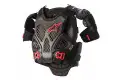 Pettorina protettiva cross Alpinestars A-6 CHEST PROTECTOR Nero Antracite Rosso