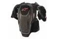 Pettorina protettiva cross Alpinestars A-6 CHEST PROTECTOR Nero Antracite Rosso