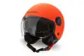 Casco jet Befast Rapid II doppia visiera Arancio Fluo Opaco