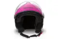 Casco jet Befast Rapid II doppia visiera Viola Opaco