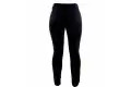 Leggins moto donna Moto Girl Ribbed con Kevlar e protezioni Nero