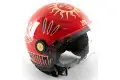 Casco jet MM Independent Calcio Storico Rosso