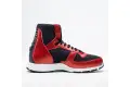 Scarpe moto Blauer HT01 nero rosso suola bianca