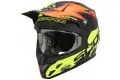 Casco cross Scorpion VX 20 Air Magnus Nero Arancio Giallo