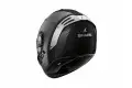 Casco integrale Shark SPARTAN RS CARBON SKIN Mat Nero opaco Argento