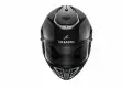 Casco integrale Shark SPARTAN RS CARBON SKIN Mat Nero opaco Argento