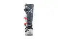 Stivali cross Alpinestars Tech 7 Enduro Grigio chiaro Grigio scuro Rosso