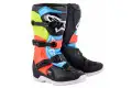 Stivali cross bambino Alpinestars TECH 3S YOUTH Nero Giallo Fluo Rosso Fluo