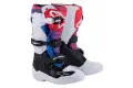Stivali cross bambino Alpinestars TECH 7 S Bianco Nero Arcobaleno