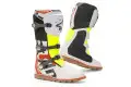 Stivali moto unisex Stylmartin IMPACT PRO.2 Bianco/Rosso/Giallo Fluo.
