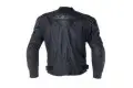 Giacca moto pelle Suomy Rebel Nero Grigio