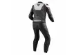 Tuta moto pelle divisibile Rev'it Divisa Beta Bianco Neon Rosso