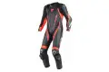 Tuta moto pelle intera Dainese Aero Evo D1 nero rosso fluo