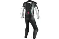 Tuta pelle div Dainese Veloster nero antracite bianco