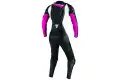 Tuta pelle donna div Dainese Veloster Lady nero fuxia bianco