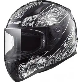 Casco integrale LS2 FF353 RAPID CRYPT Nero Bianco